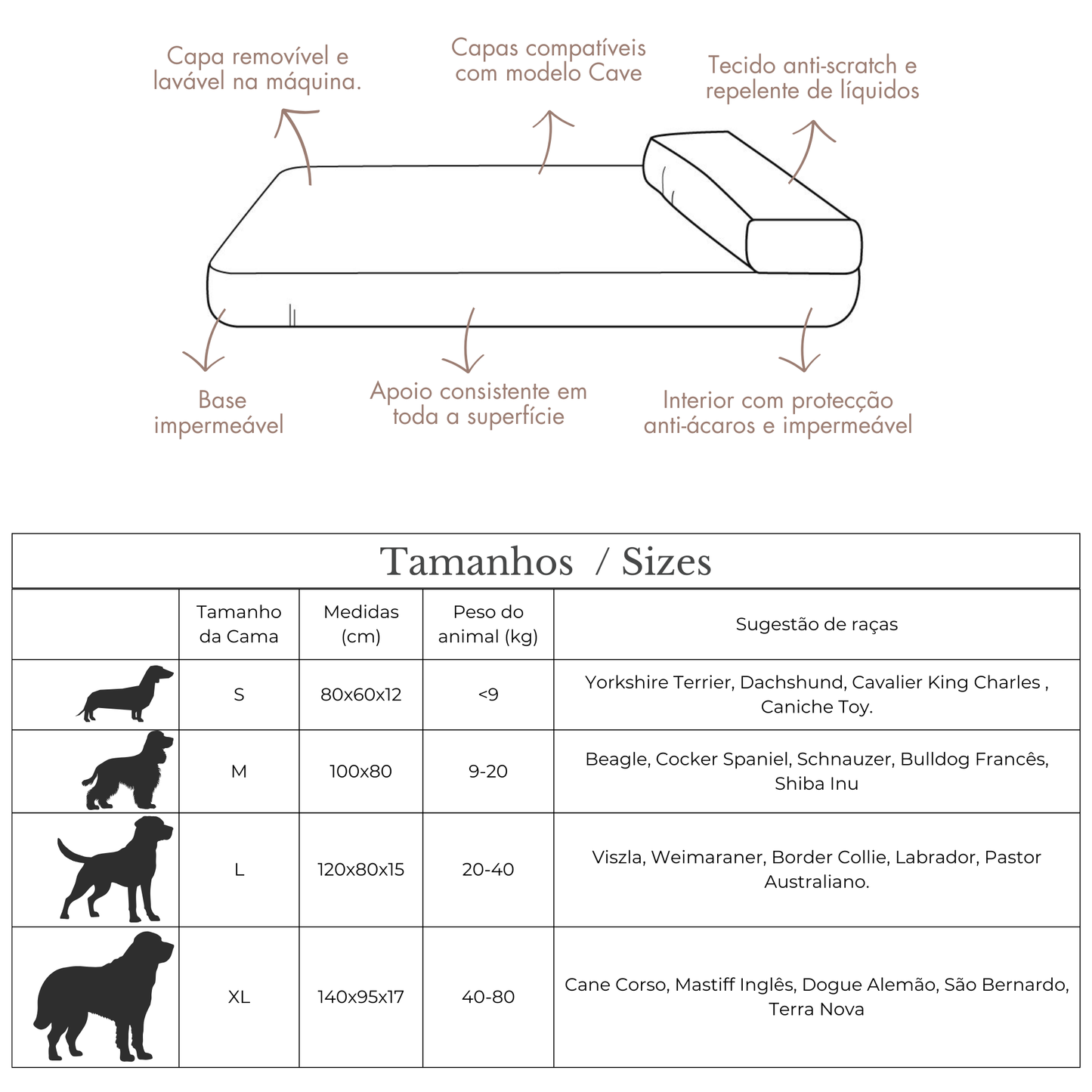 Cama Contour - Camel