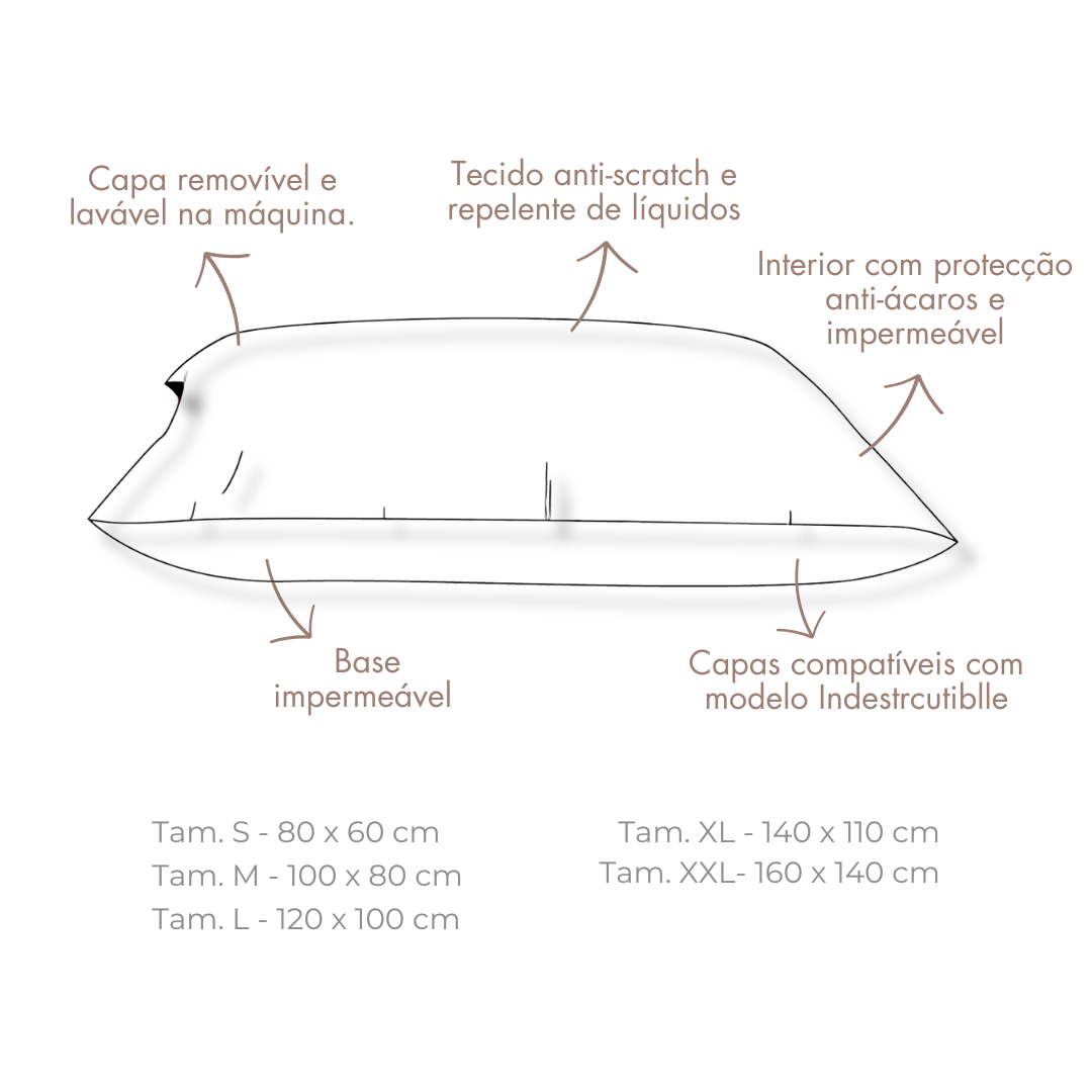 Cama Basic Comfort - Verde Oliva