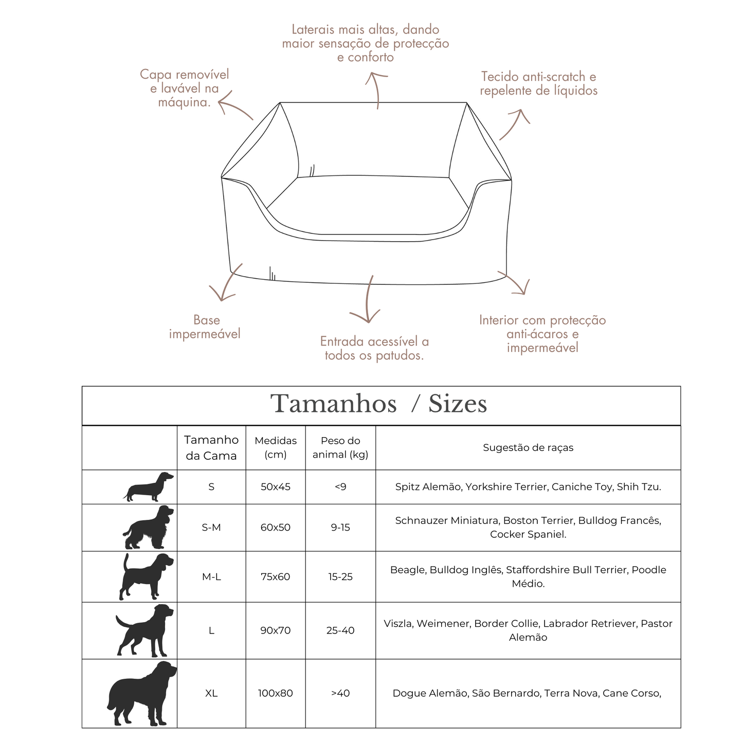 Cama Box - Camel