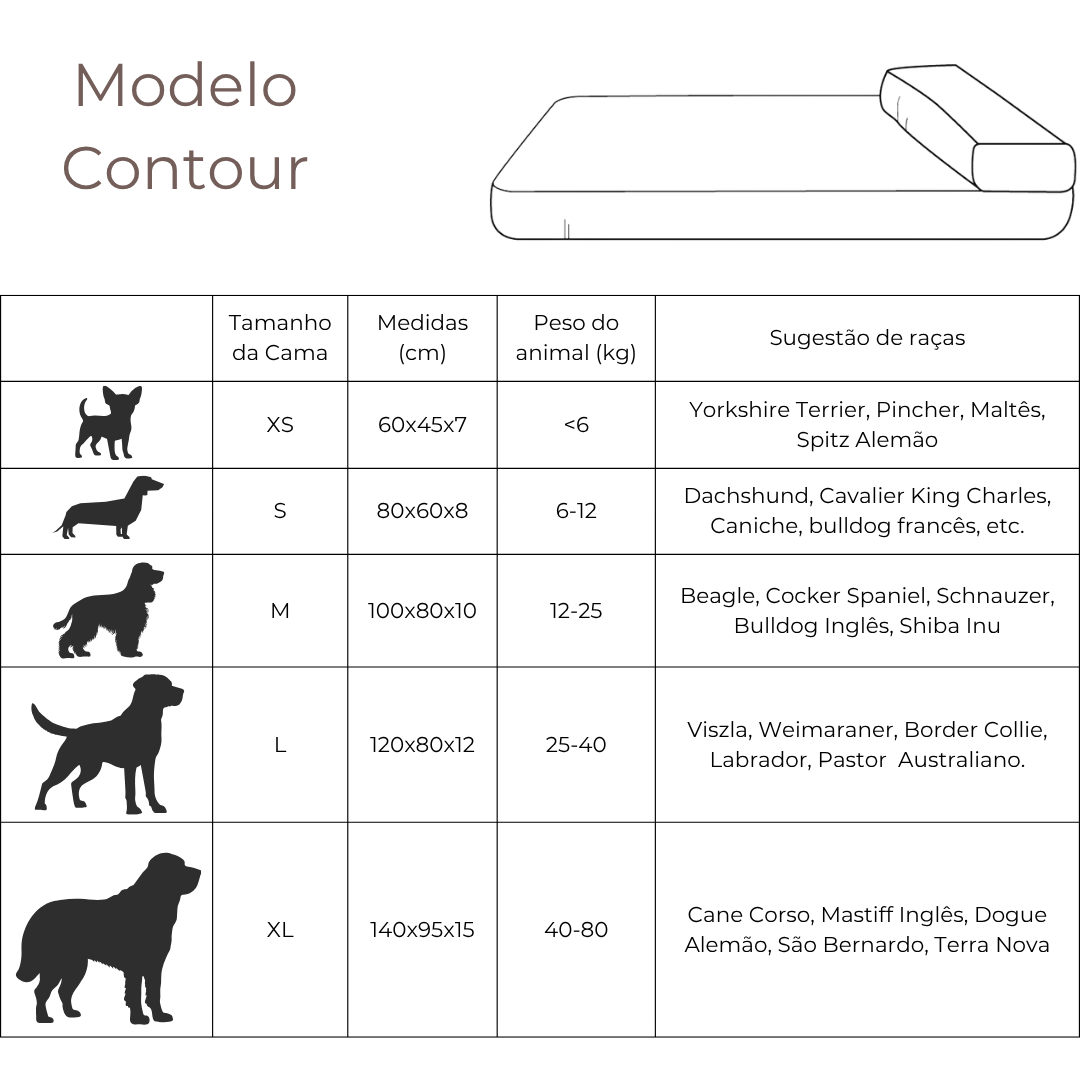 Cama Contour - Terracota