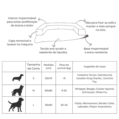 Halo - Cama & Protetor de Sofá